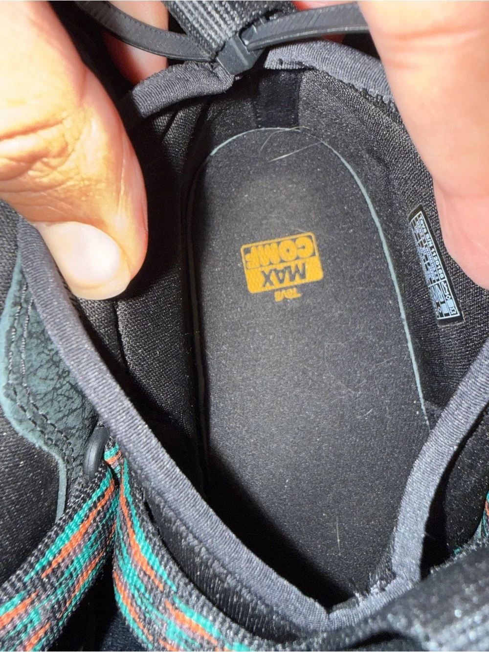Teva Mens Size 8 Revive '94 Black Mid Hiking Boots Shoes
